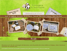 Tablet Screenshot of fromagerie-du-marronnier.be